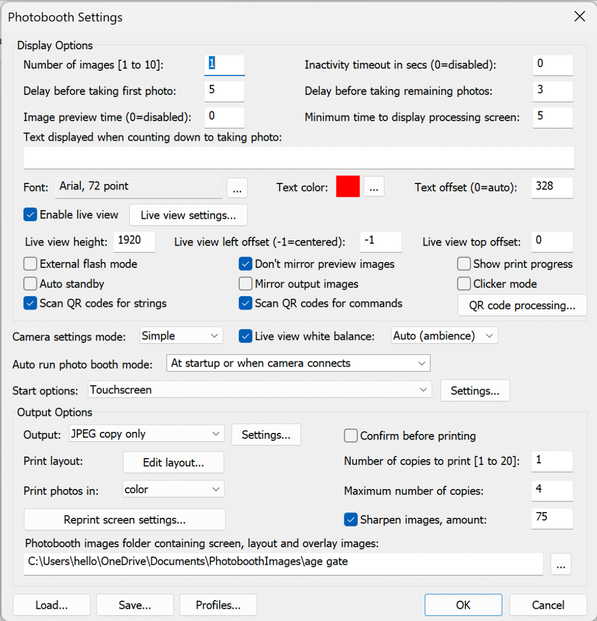 photobooth-settings